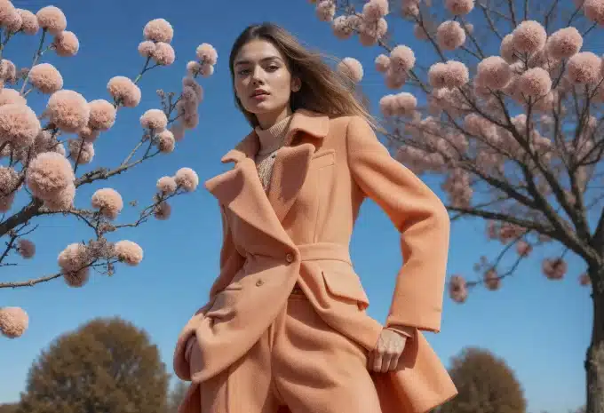 senenin trendi şeftali rengi